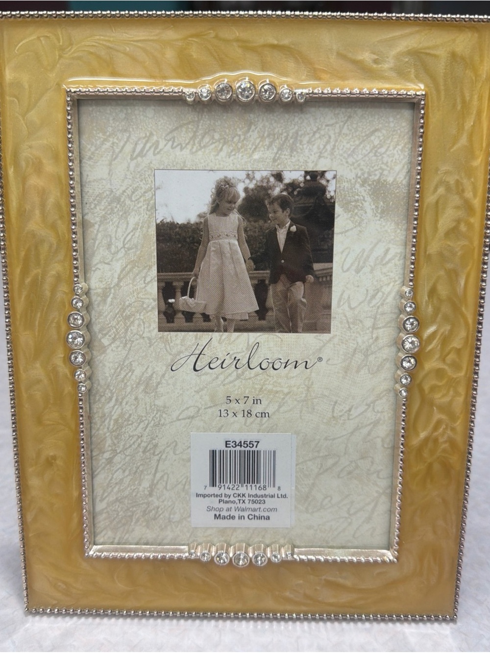 Heirloom Gold Beaded 5x7 Decorative Picture Frame